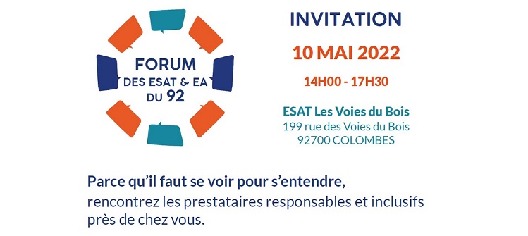 ESAT et entreprises adaptées du groupement Forum des ESAT et EA des Hauts-De-Seine