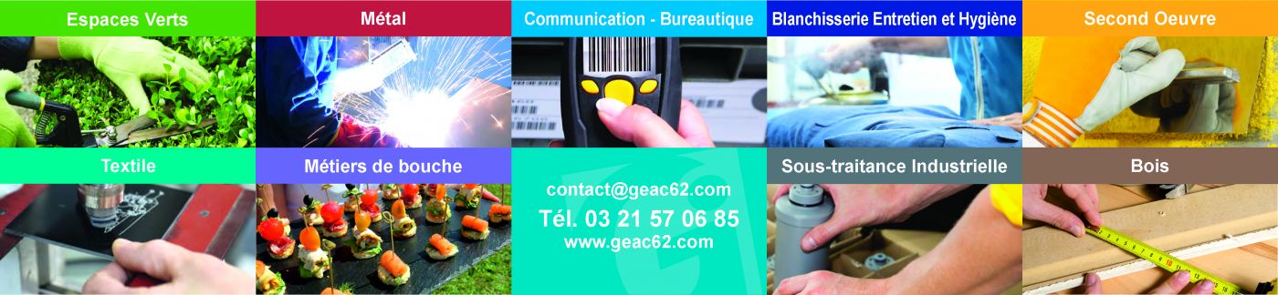 ESAT et entreprises adaptées du groupement GEAC 62