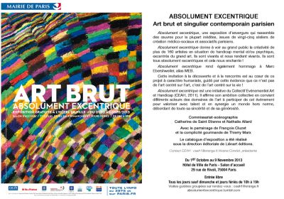 Absolument Excentrique : exposition gratuite à l'Hôtel de Ville de Paris du 1er octobre au 9 novembre