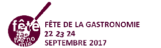 Les 22, 23 et 24 septembre prochains, devenez acteur de la Fête de la Gastronomie !